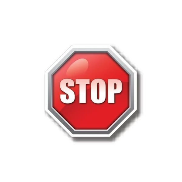 Ergomat 30in OCTAGON SIGNS - Stop DSV-SIGN 900 #1091 -UEN - main